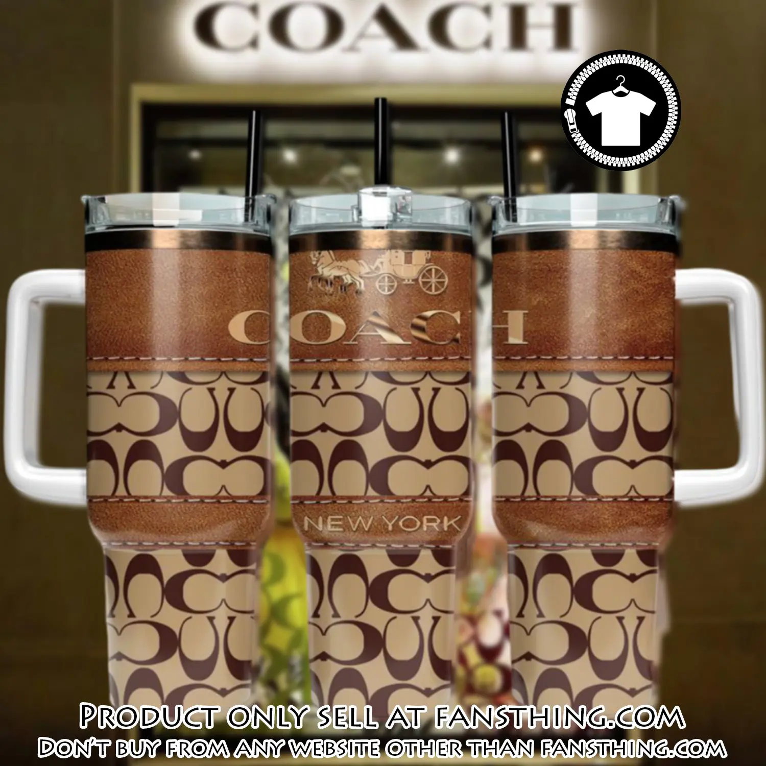 Coach new york stanley tumbler 40oz stanley tumbler coach logo ktb1120 fst0534941